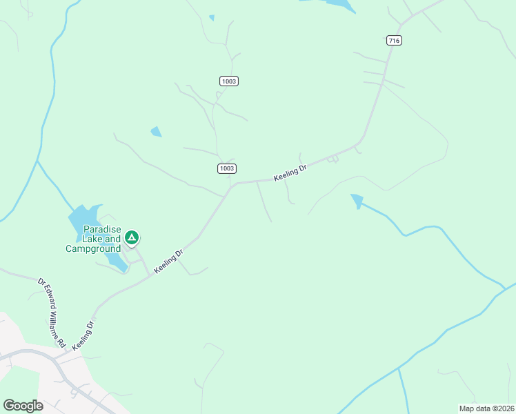 map of restaurants, bars, coffee shops, grocery stores, and more near 1118 Keeling Drive in Keeling