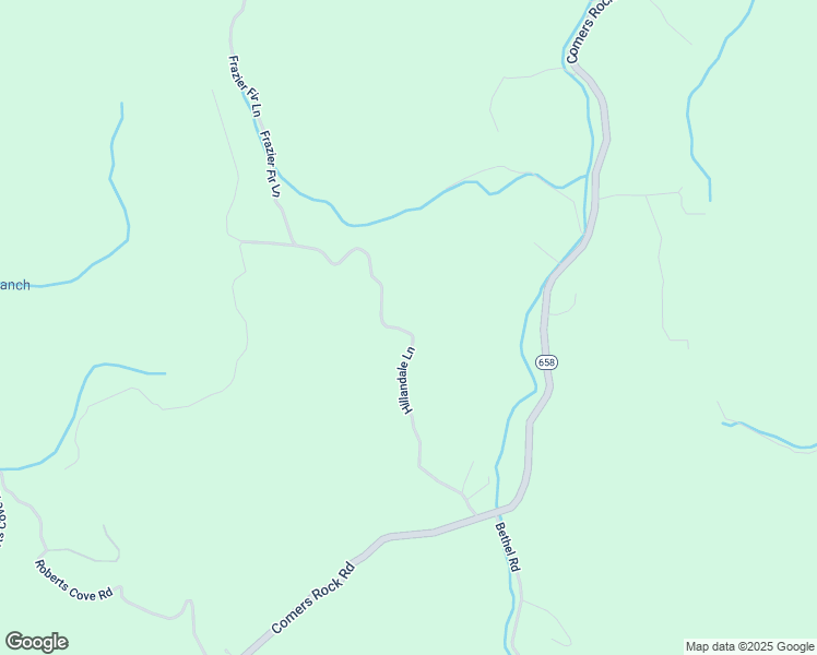 map of restaurants, bars, coffee shops, grocery stores, and more near 256-794 Hillandale Lane in Elk Creek