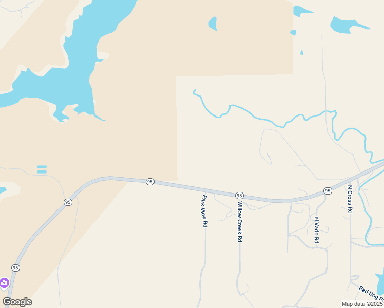 map of restaurants, bars, coffee shops, grocery stores, and more near New Mexico 95 in Los Ojos