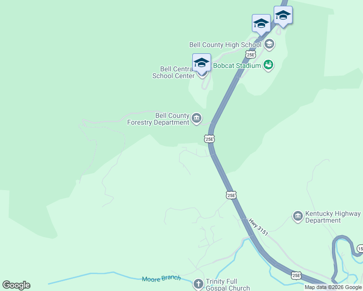 map of restaurants, bars, coffee shops, grocery stores, and more near 234 Carroll Branch Road in Pineville