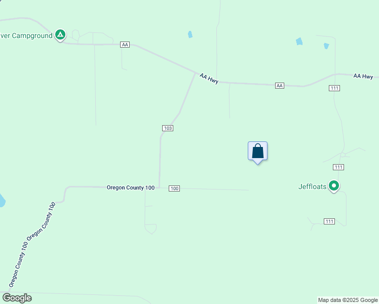 map of restaurants, bars, coffee shops, grocery stores, and more near County Road 103 in Alton