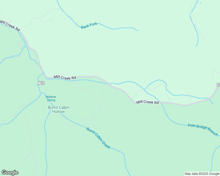 map of restaurants, bars, coffee shops, grocery stores, and more near 17730 Mill Creek Road in Chilhowie