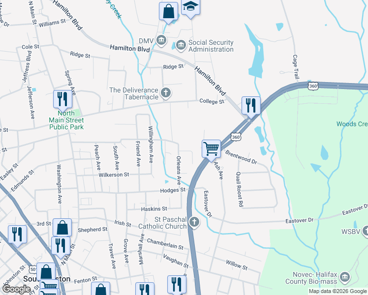 map of restaurants, bars, coffee shops, grocery stores, and more near 2100-2102 Rivoli Street in South Boston