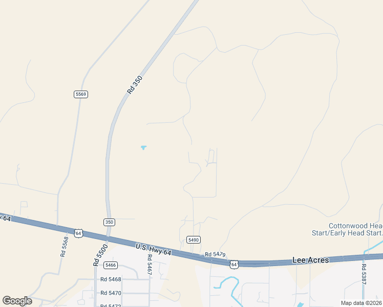 map of restaurants, bars, coffee shops, grocery stores, and more near 56 County Road 5490 in Farmington