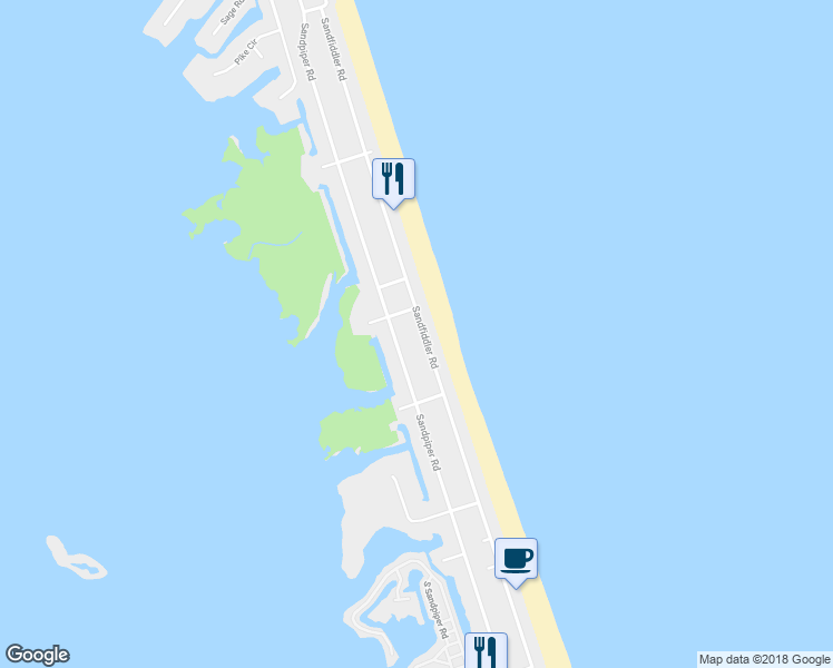 map of restaurants, bars, coffee shops, grocery stores, and more near 3409 Sandfiddler Road in Virginia Beach
