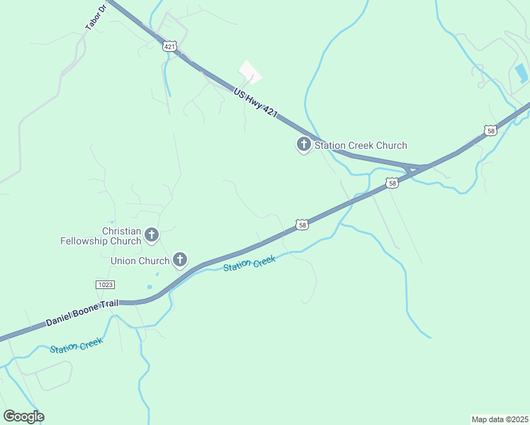 map of restaurants, bars, coffee shops, grocery stores, and more near 101 Reese Drive in Pennington Gap