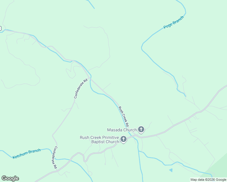 map of restaurants, bars, coffee shops, grocery stores, and more near 37074-37298 Rush Creek Road in Glade Spring