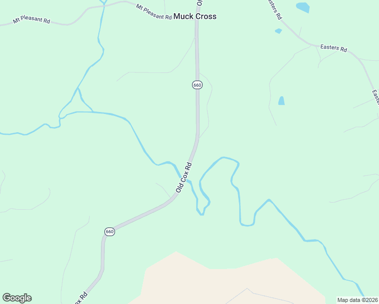 map of restaurants, bars, coffee shops, grocery stores, and more near 2049 Old Cox Road in Boydton