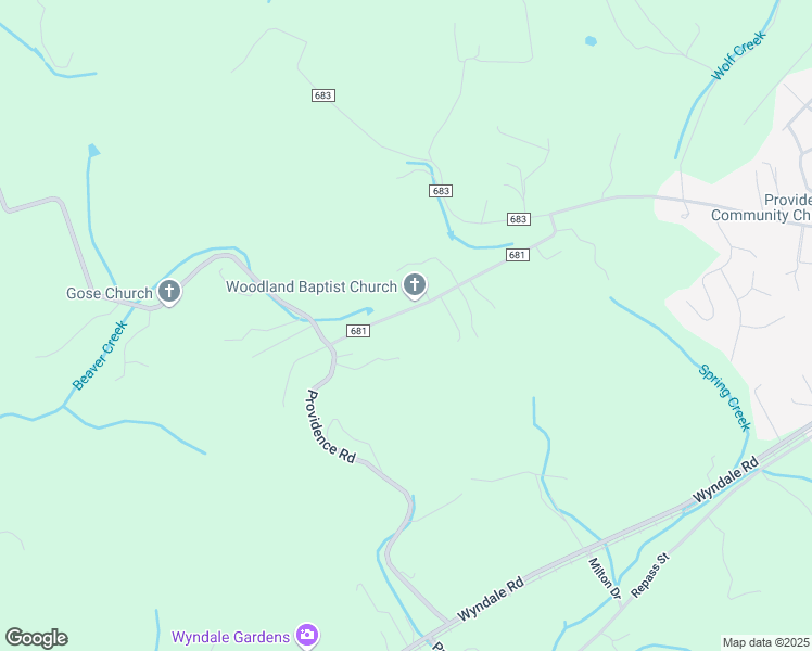map of restaurants, bars, coffee shops, grocery stores, and more near 18142 Woodland Hills Road in Abingdon