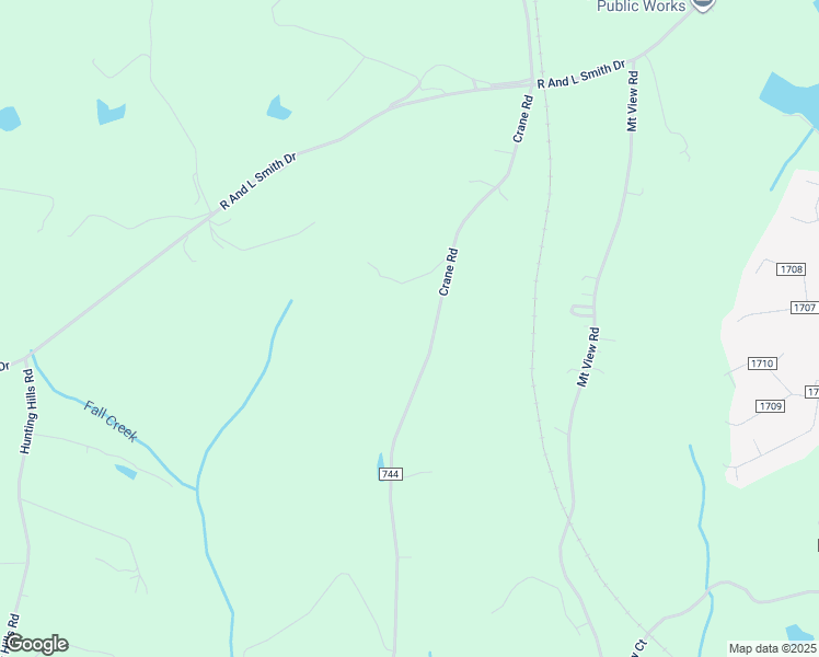 map of restaurants, bars, coffee shops, grocery stores, and more near 698 Crane Road in Danville