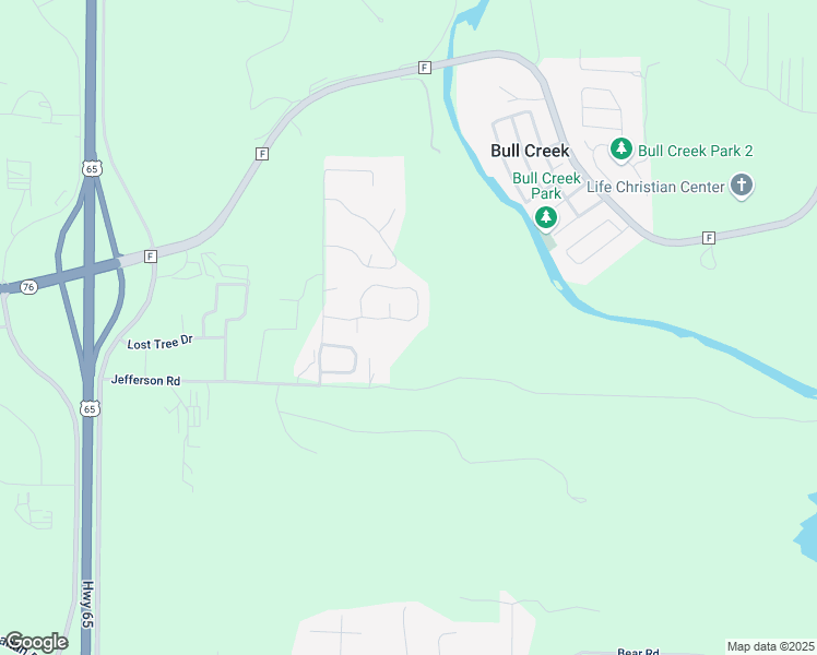map of restaurants, bars, coffee shops, grocery stores, and more near 232 Summerbrooke Lane in Branson