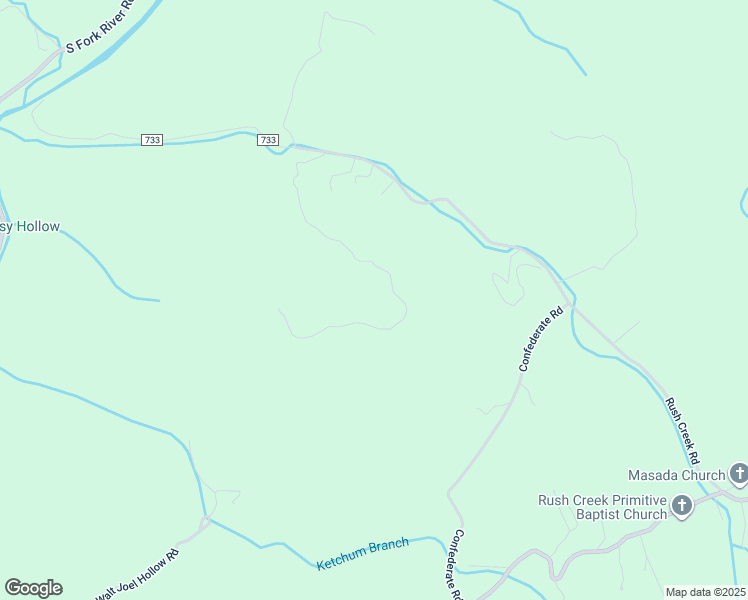 map of restaurants, bars, coffee shops, grocery stores, and more near 36176 Rush Creek Road in Glade Spring