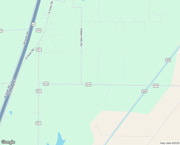 map of restaurants, bars, coffee shops, grocery stores, and more near 1100 County Road 304 in Poplar Bluff