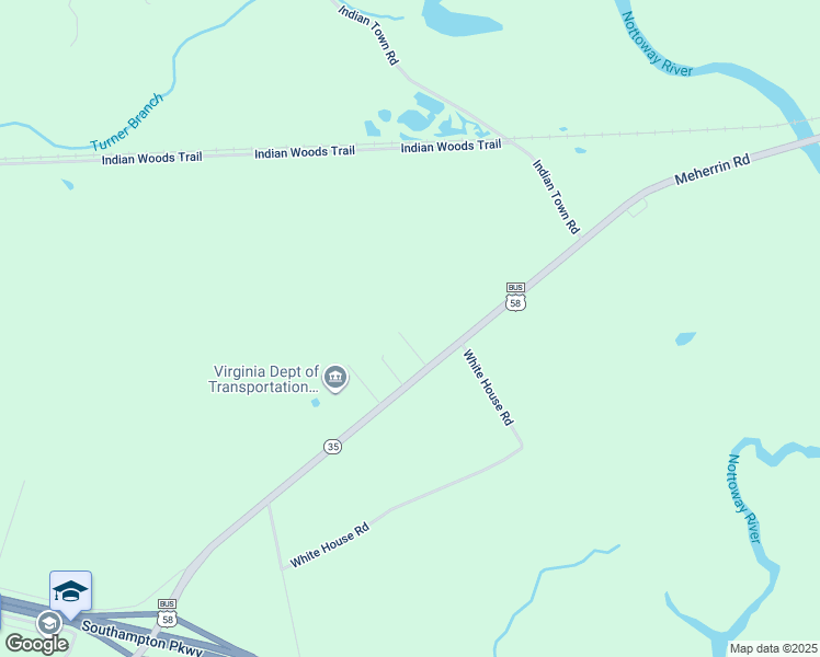 map of restaurants, bars, coffee shops, grocery stores, and more near 24335 Washington Drive in Courtland