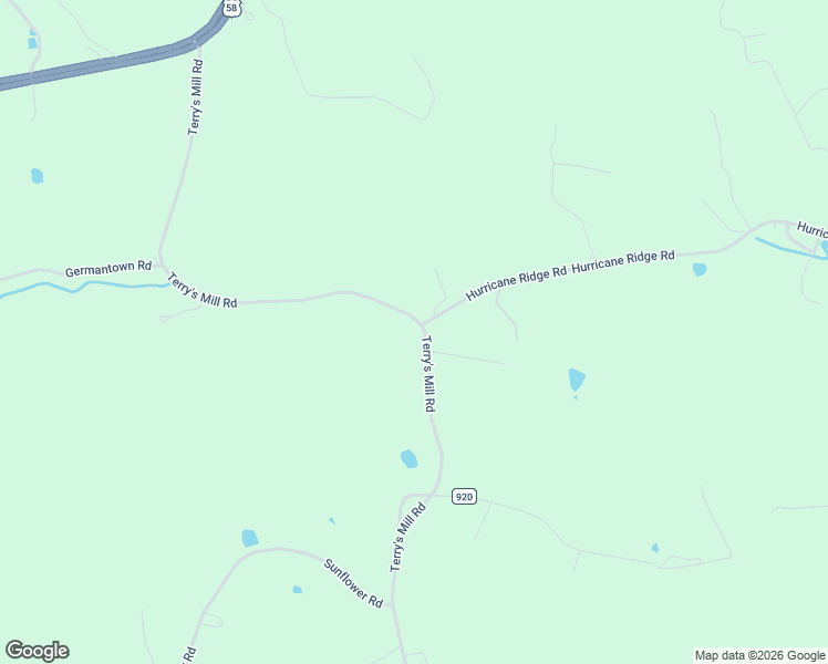 map of restaurants, bars, coffee shops, grocery stores, and more near Hurricane Ridge Road in Meadows of Dan