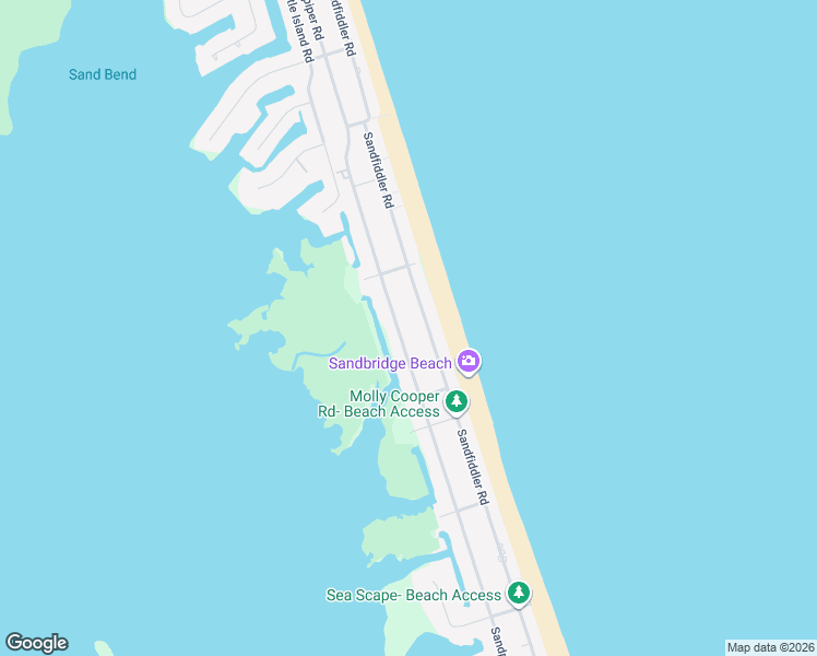 map of restaurants, bars, coffee shops, grocery stores, and more near 3333 Sandfiddler Road in Virginia Beach