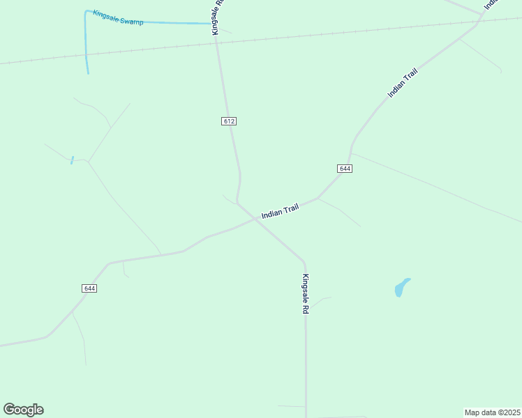 map of restaurants, bars, coffee shops, grocery stores, and more near 6750 Indian Trail in Suffolk