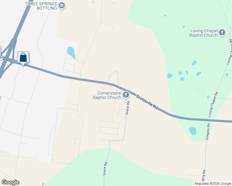map of restaurants, bars, coffee shops, grocery stores, and more near 4115 Scottsville Road in Franklin