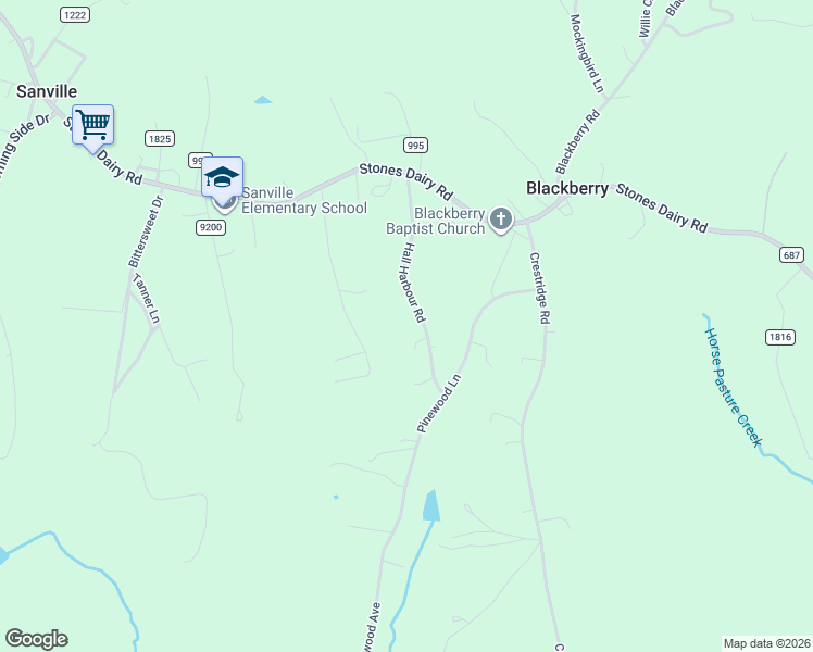 map of restaurants, bars, coffee shops, grocery stores, and more near 1-375 Hall Harbour Road in Bassett