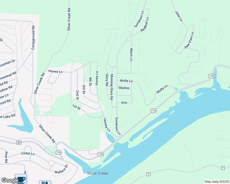 map of restaurants, bars, coffee shops, grocery stores, and more near 463 Sundown Lane in Rockaway Beach