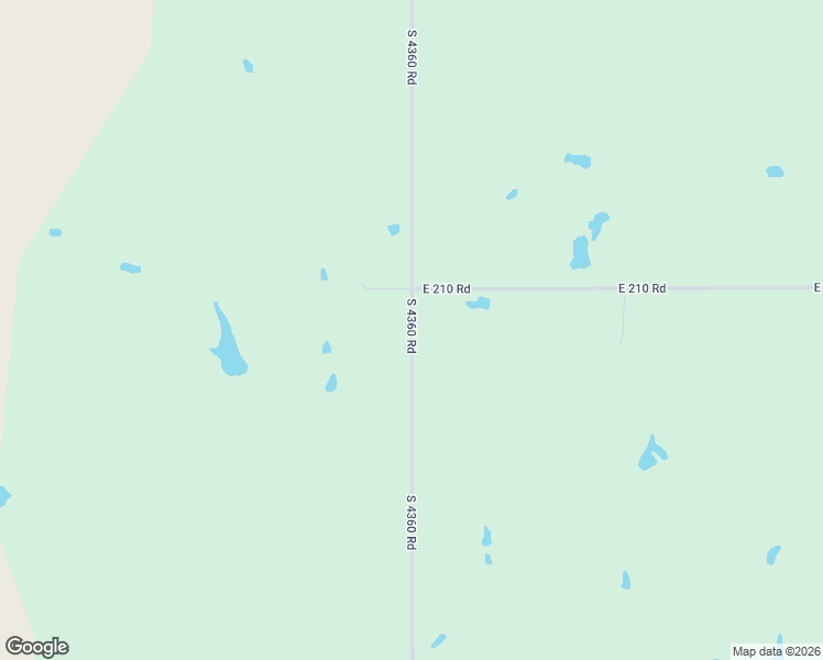 map of restaurants, bars, coffee shops, grocery stores, and more near 21120 South 4360 Road in Vinita