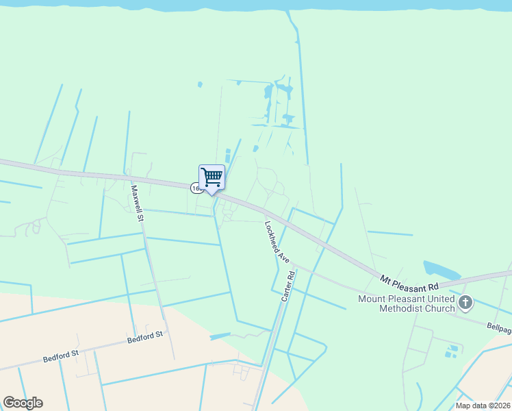 map of restaurants, bars, coffee shops, grocery stores, and more near 2237-2299 Mount Pleasant Road in Chesapeake