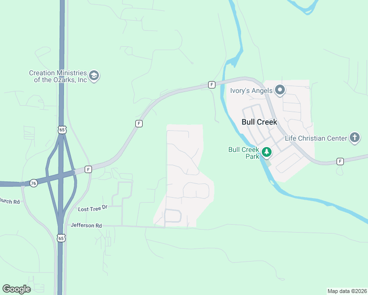 map of restaurants, bars, coffee shops, grocery stores, and more near 157 Grist Mill Rd in Branson