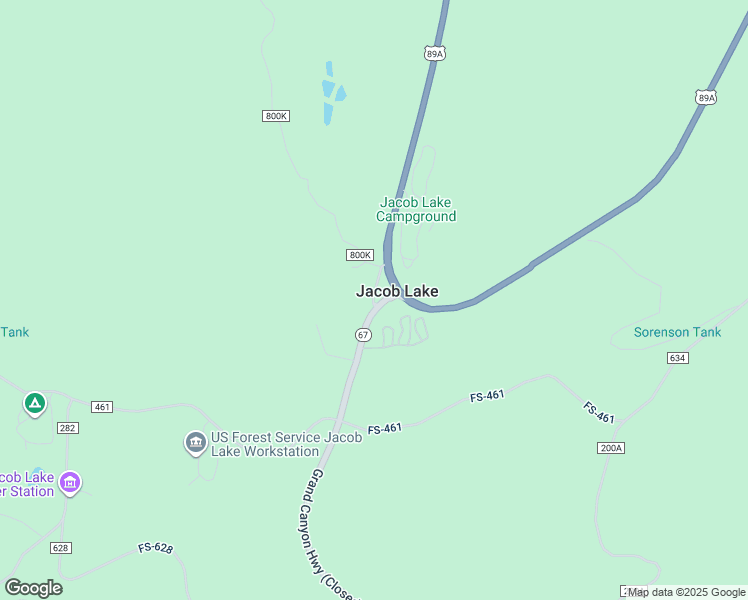 map of restaurants, bars, coffee shops, grocery stores, and more near in Jacob Lake