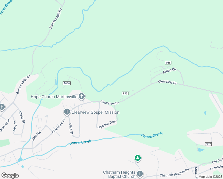 map of restaurants, bars, coffee shops, grocery stores, and more near in Martinsville