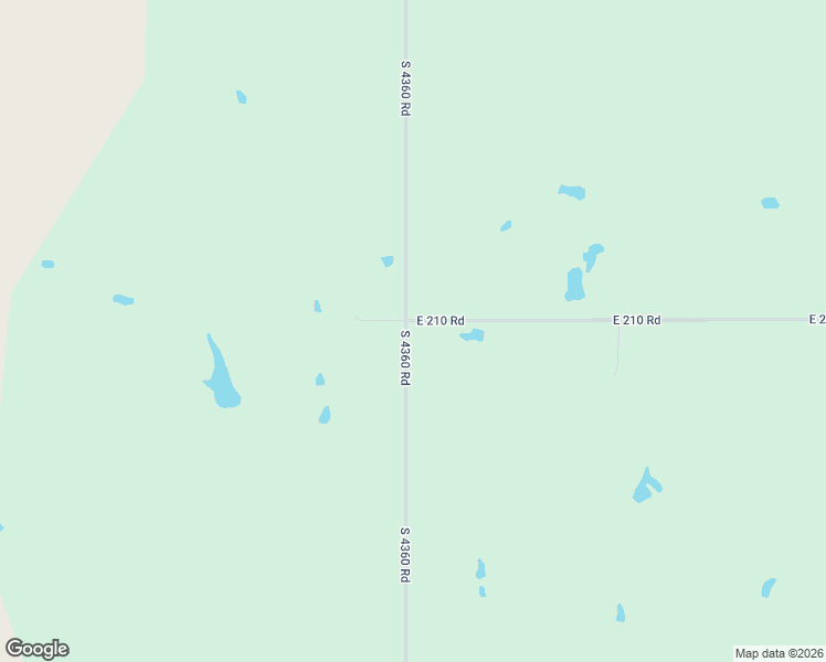 map of restaurants, bars, coffee shops, grocery stores, and more near 20000-20998 South 4360 Road in Vinita
