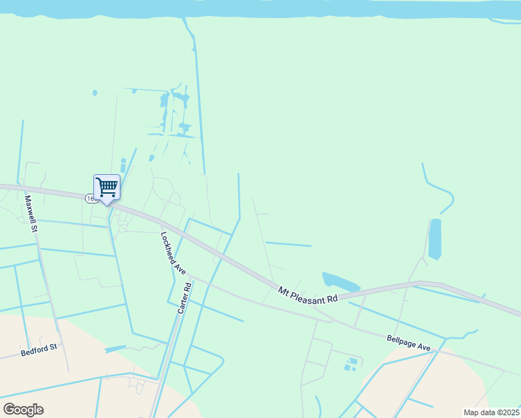 map of restaurants, bars, coffee shops, grocery stores, and more near 305 Earhart Street in Chesapeake