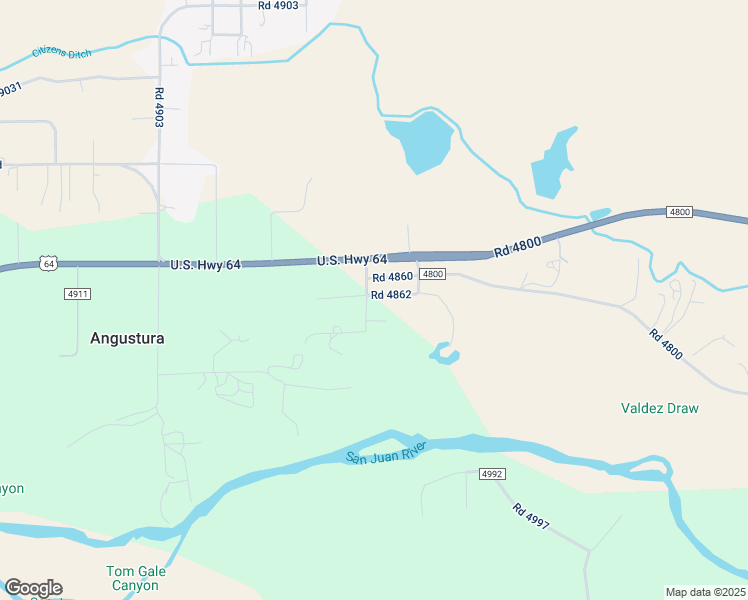 map of restaurants, bars, coffee shops, grocery stores, and more near 9 Road 4862 in Bloomfield