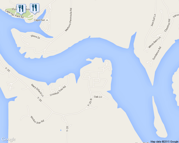 map of restaurants, bars, coffee shops, grocery stores, and more near 98 Waters Edge Dr in Galena