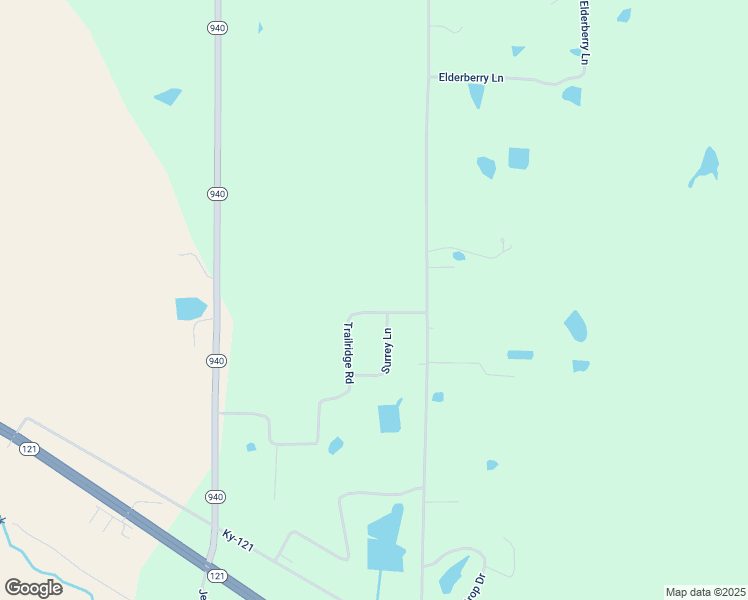 map of restaurants, bars, coffee shops, grocery stores, and more near 514-742 Trailridge Road in Mayfield