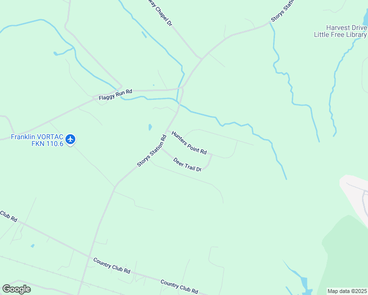 map of restaurants, bars, coffee shops, grocery stores, and more near 29412 Hunters Point Road in Courtland