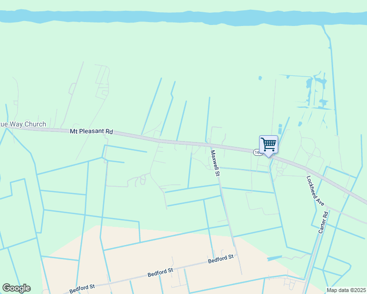 map of restaurants, bars, coffee shops, grocery stores, and more near 2025 Mount Pleasant Road in Chesapeake