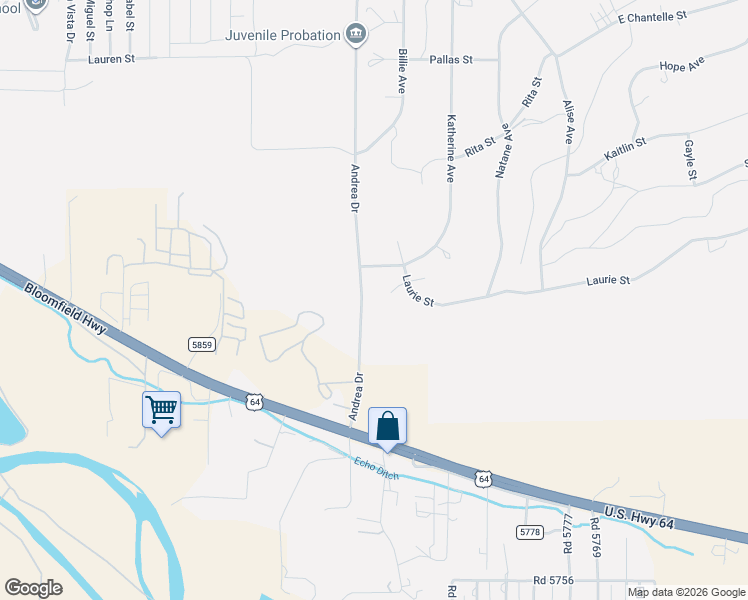 map of restaurants, bars, coffee shops, grocery stores, and more near 5900 Kristy Street in Farmington