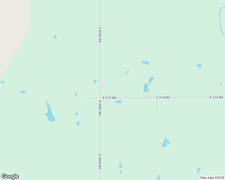 map of restaurants, bars, coffee shops, grocery stores, and more near 436092 East 210 Road in Vinita