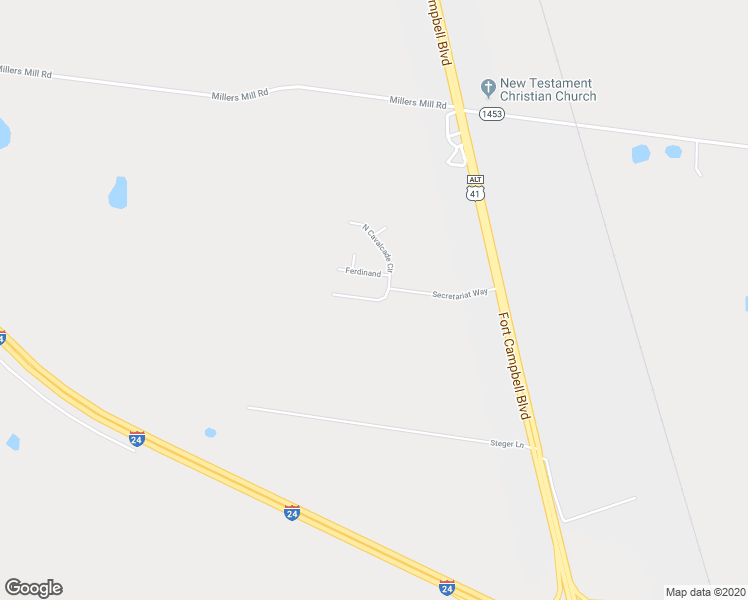 map of restaurants, bars, coffee shops, grocery stores, and more near Cavalcade Circle in Oak Grove