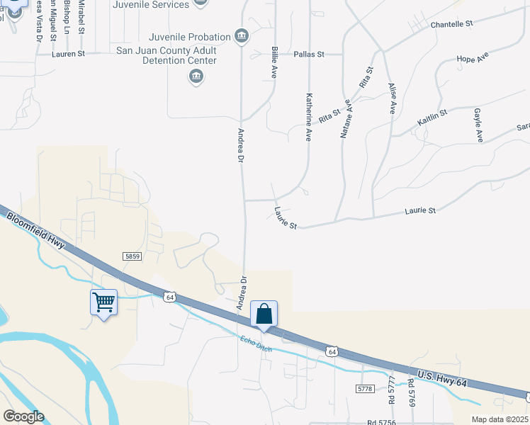 map of restaurants, bars, coffee shops, grocery stores, and more near 5908 Kristy Street in Farmington