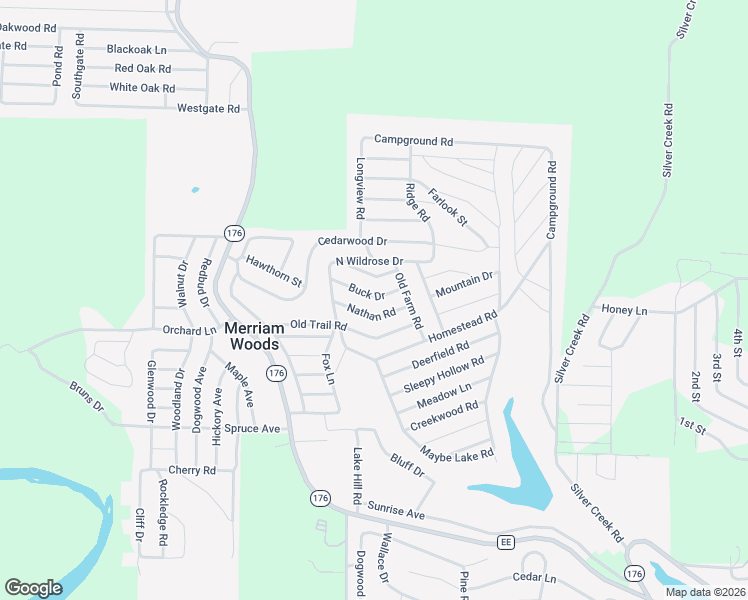 map of restaurants, bars, coffee shops, grocery stores, and more near 1008 Stegall Road in Merriam Woods