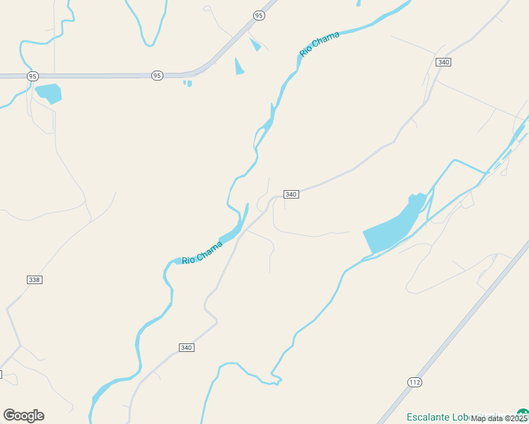 map of restaurants, bars, coffee shops, grocery stores, and more near 1 County Road 340 in Los Ojos