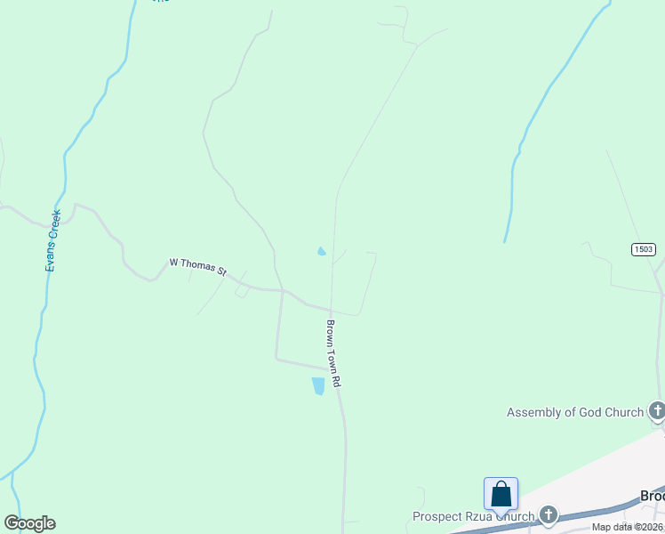 map of restaurants, bars, coffee shops, grocery stores, and more near 749 Brown Town Road in Brodnax