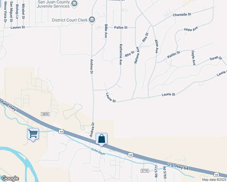 map of restaurants, bars, coffee shops, grocery stores, and more near 6010 Kristy Street in Farmington