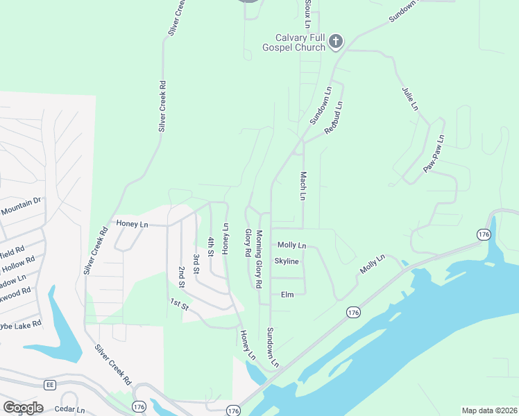 map of restaurants, bars, coffee shops, grocery stores, and more near 800-862 Road 160-80 in Forsyth
