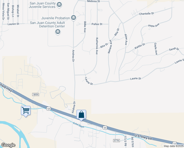 map of restaurants, bars, coffee shops, grocery stores, and more near 6010 Kristy Street in Farmington