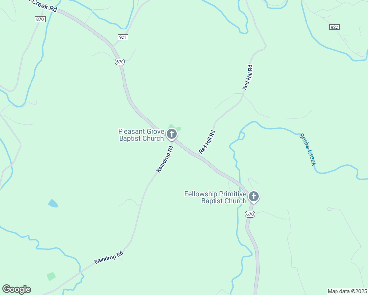 map of restaurants, bars, coffee shops, grocery stores, and more near Snake Creek Rd in Hillsville