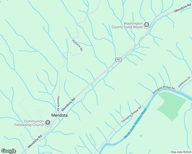 map of restaurants, bars, coffee shops, grocery stores, and more near 3323-3579 County Road 802 in Washington