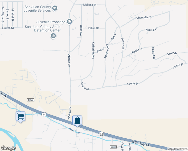 map of restaurants, bars, coffee shops, grocery stores, and more near 1330 Katherine Avenue in Farmington