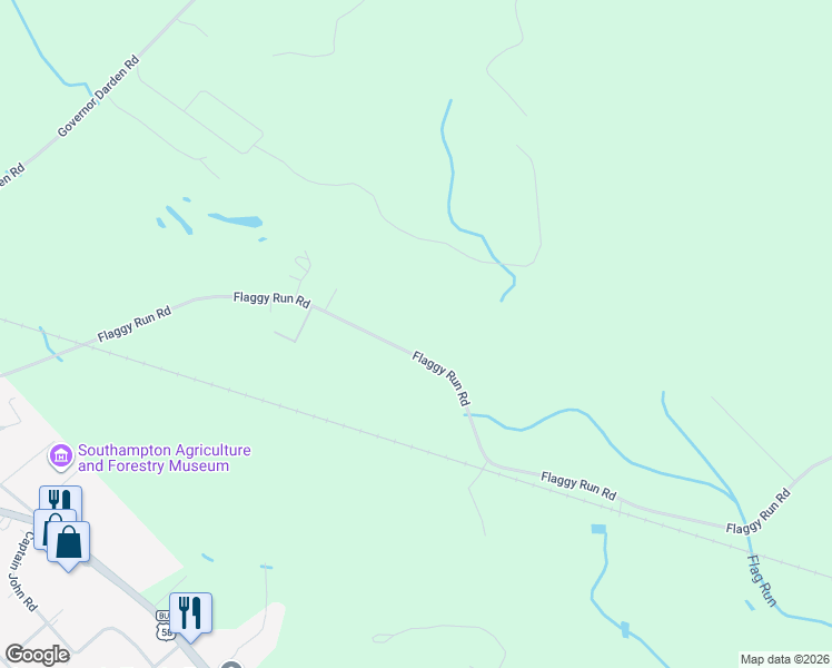 map of restaurants, bars, coffee shops, grocery stores, and more near 27147 Flaggy Run Road in Courtland